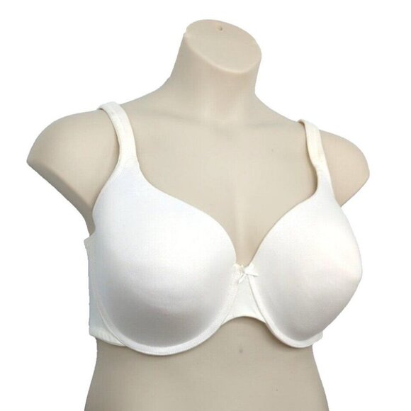 NEW! Cacique Lane Bryant Bra 38D White T-Shirt Cotton Blend Women’s Plus Size - Picture 6 of 9